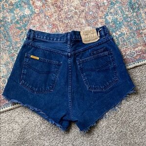 Vintage Blue Denim Shorts